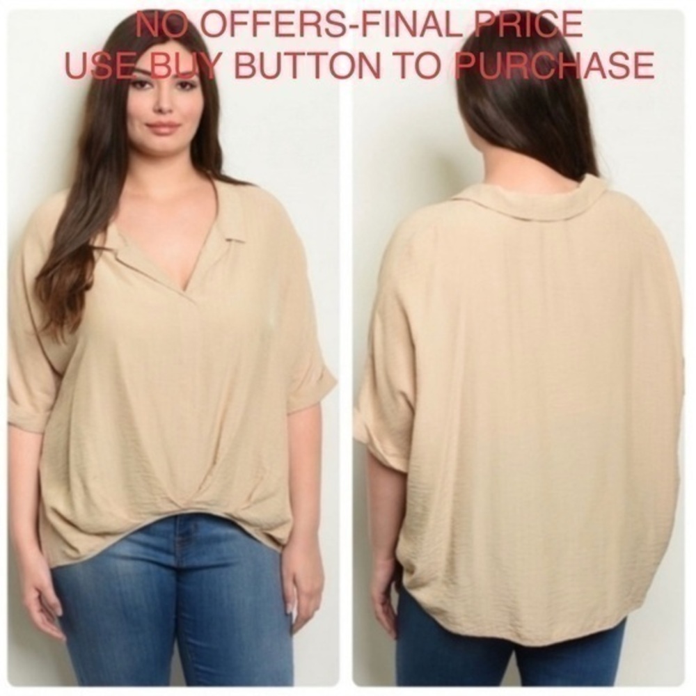 Top Beige light Fabric